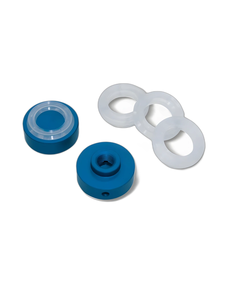 Circular rim vacuum cups with supports
